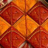 LoveNspire Kite Style Mini Haldi Kumkum Packets for Pooja Thali - Decorative Sindoor & Turmeric Powder Combo for Wedding & Housewarming Favors