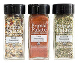 Primal Palate Organic Spices - Griddle and Grill Pack 3-Bottle Gift Set