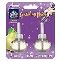 Glade PlugIns Refills Air Freshener, Scented and Essential Oils for Home and Bathroom, Sparkling Pear, 1.34 Fl Oz, 2 Count