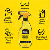 Tub O' Towels Heavy Duty Cleaner and Degreaser Spray Helps in Removing Oil Tar Paint Dirt Caulk Grease Grime Gunk Epoxies, Industrial Strength, Home