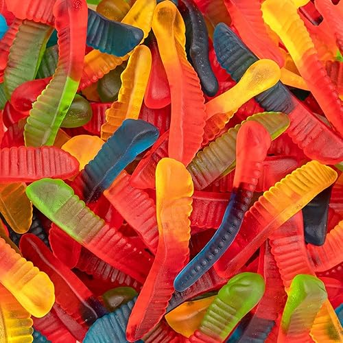 Sugar Free Gummy Worms | Bulk Candy | 0.5lb, 1lb & 2lb Options | Sugar Free Candy Treat (1/2 lb)