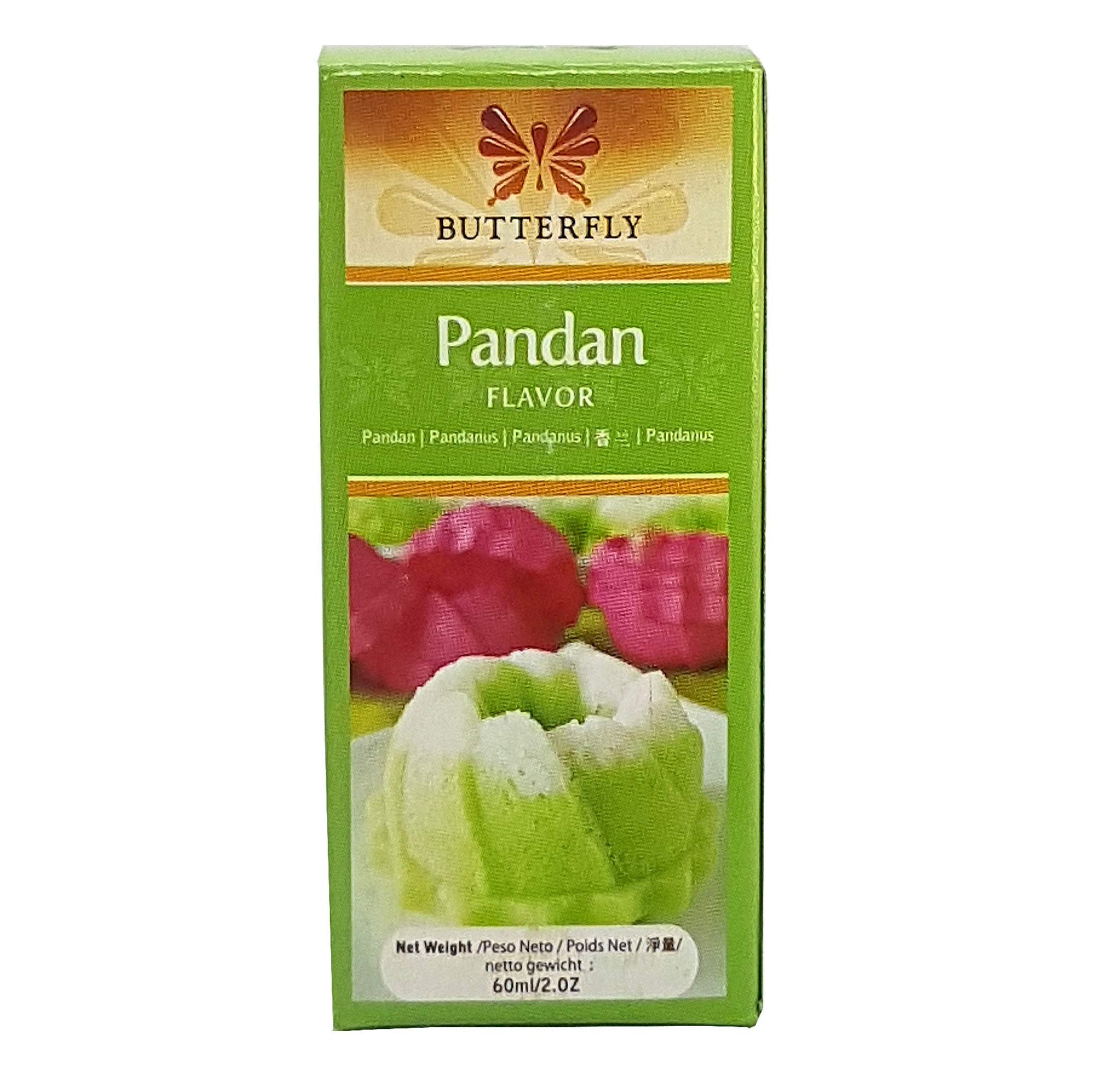 Pandan Flavoring Extract by Butterfly 2 Ounce (60 ml) with Mini Refrigerator Magnet