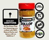 Jollof Rice Seasoning 3.8oz | Crafted with 100% Herbs and Spices With No Additives, No Salt, No Sugar, No MSG, Gluten Free | Great For Keto, Great