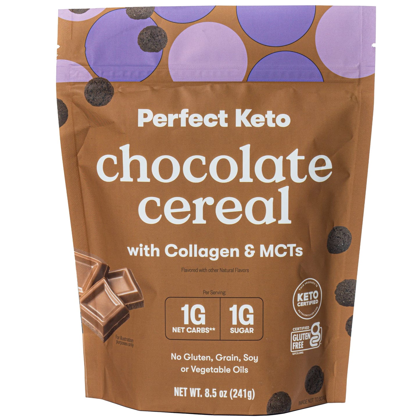 Keto Cereal | Low Net Carb, Zero Sugar, Grain Free, Keto Protein Cereal | Keto Snacks & Protein Snacks | Keto Friendly Foods | Great Keto Breakfast