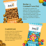 Jody’s Gourmet Popcorn Bundle - Recipe 53 Caramel Corn & Confetti Popcorn, 12-Pack, 7oz Bags - Sweet & Salty Popcorn Gift Pack for Parties, Movie