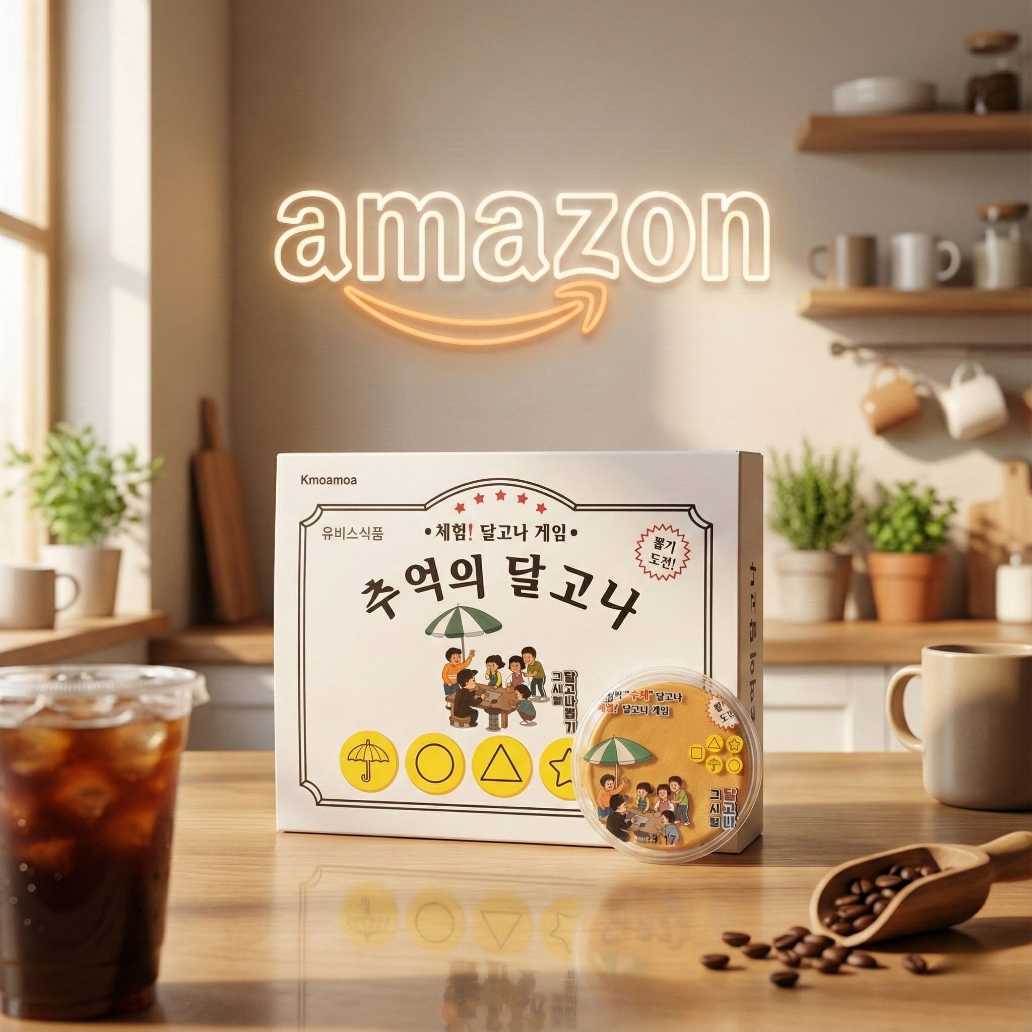 Handmade Korean Dalgona Candy - 20 Pack Honeycomb Toffee, Classic K-Drama Challenge Candy, Individually Wrapped, Authentic Korean Treat for Kids
