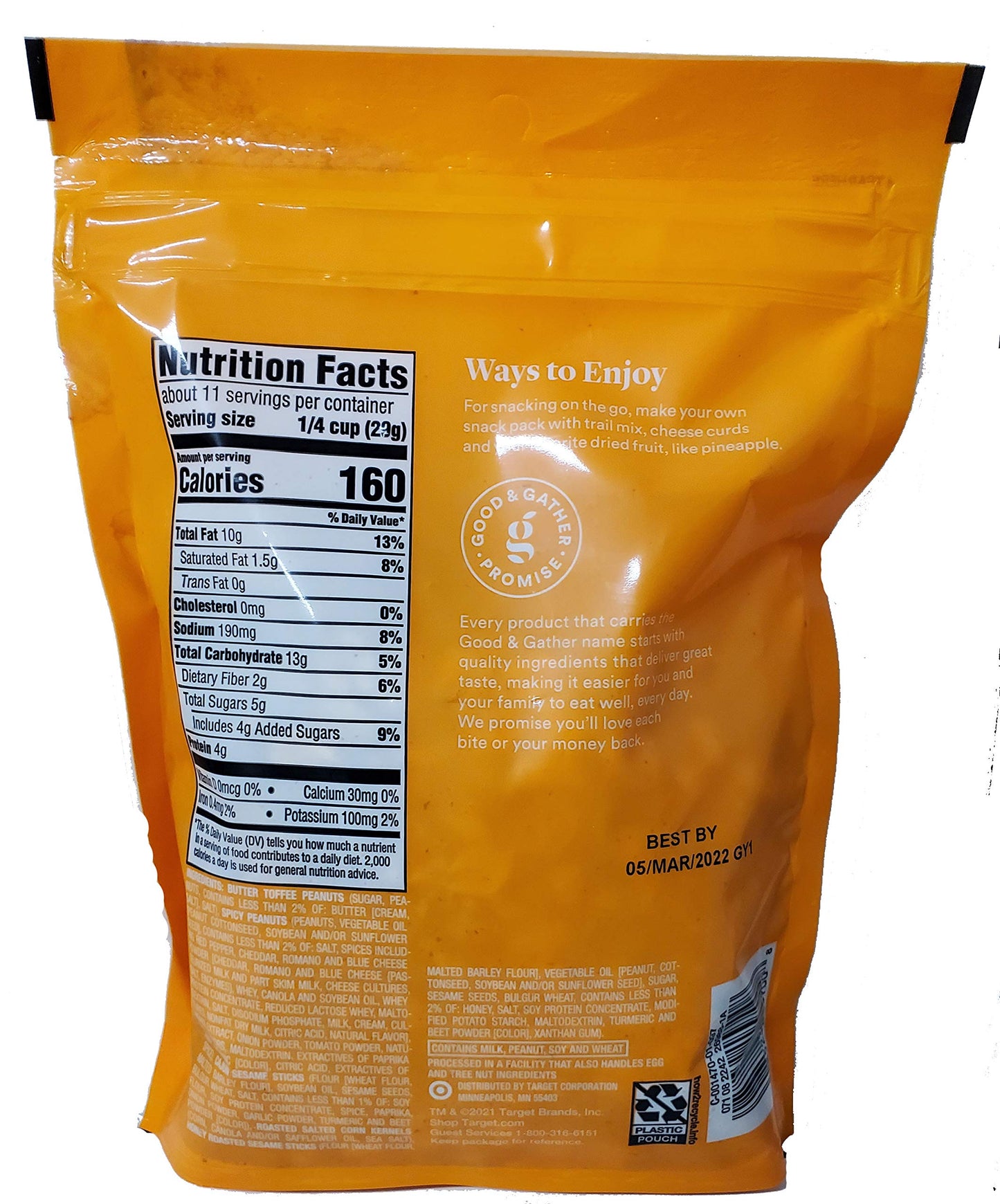 Good & Gather Sweet Cajun Trail Mix, 11 Ounce (Pack of 1)