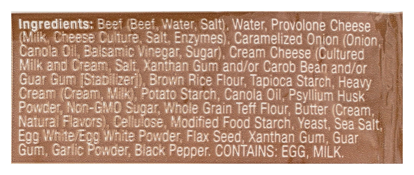 GLUTENFREEDA Pocket Sandwich Rst Beef & Onion, 4.5 OZ
