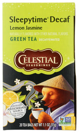 Celestial Seasonings Green Tea, Sleepytime Decaf Lemon Jasmine, 20 Count