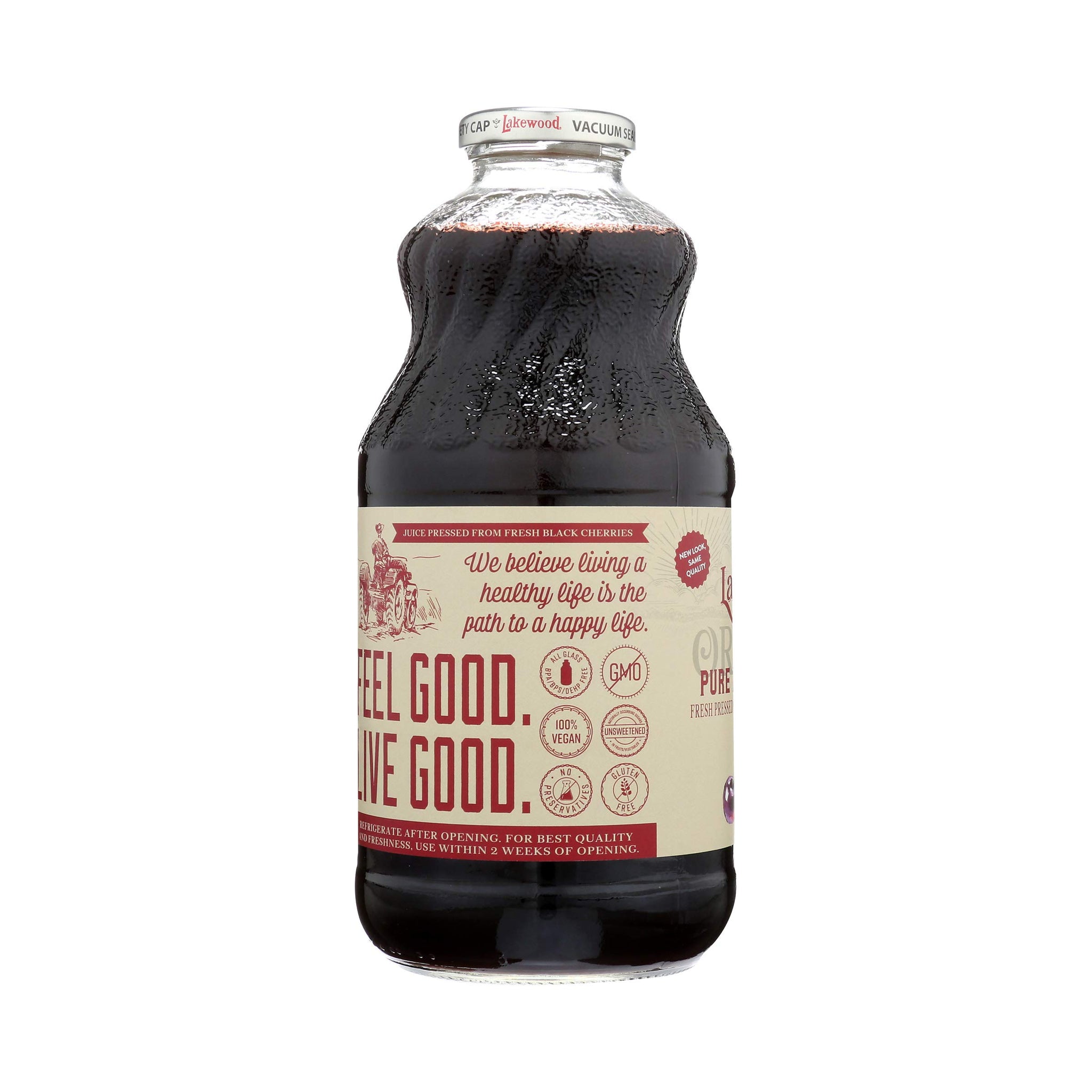 Lakewood Organic Fresh Pressed Pure Black Cherry (1 X 32 FL OZ)
