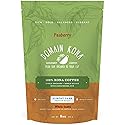 100% Kona Coffee PEABERRY - Whole Bean, Almost Dark roast, Single estate gourmet coffee, 8 ounces, ships direct from Domain Kona Coffee, farm fresh