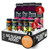 O2 Living Juice Cold Pressed Drink - Red Radiance Organic Juice Variety Pack - No Added Sugars or Water, Naturally Sweetened from Fruits, Rich in