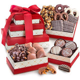 A Gift Inside Chocolate, Caramel and Crunch 3 Box Gift Tower