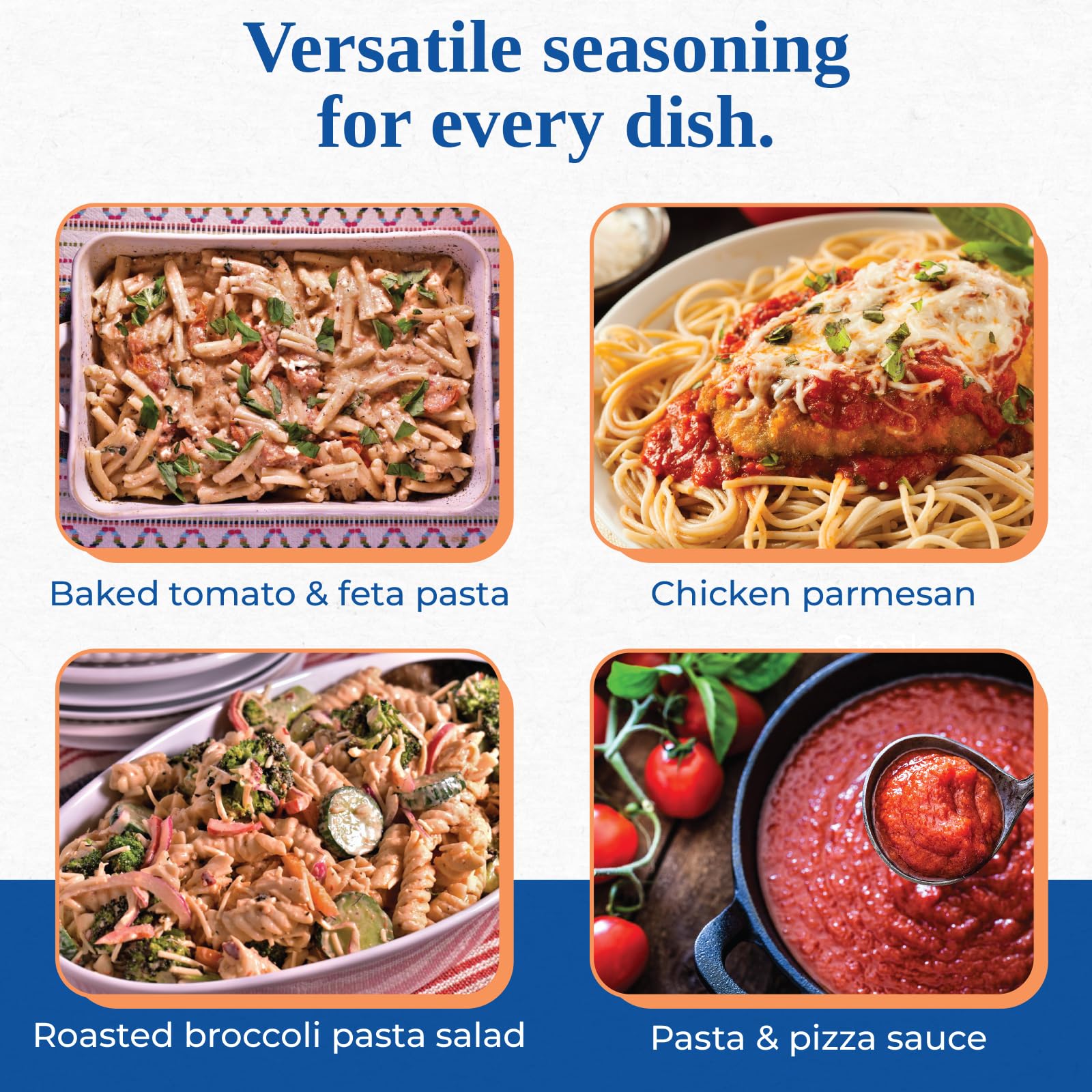 Chef Paul Prudhomme's Herbal Pizza and Pasta Magic Seasoning - Parmesan Cheese, Italian Herbs & Spices - No Salt & MSG-Free - Ideal for Pizza, Pasta