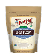 Bob's Red Mill Organic Spelt Flour, 20oz (Pack of 1) - Non GMO, Whole Grain, Vegan, Kosher