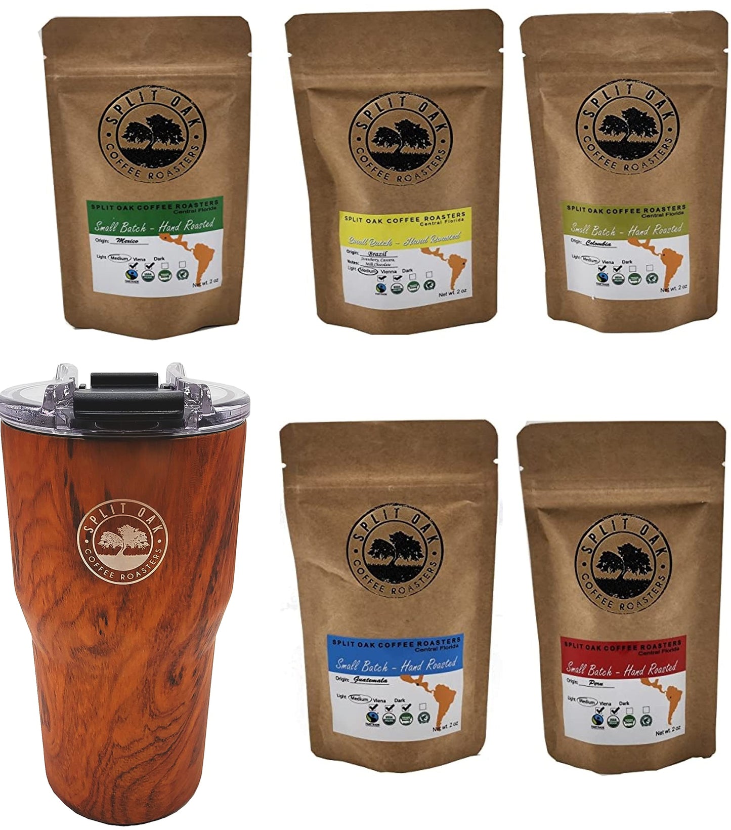Las Americas (2oz 5 Pack + Tumbler)
