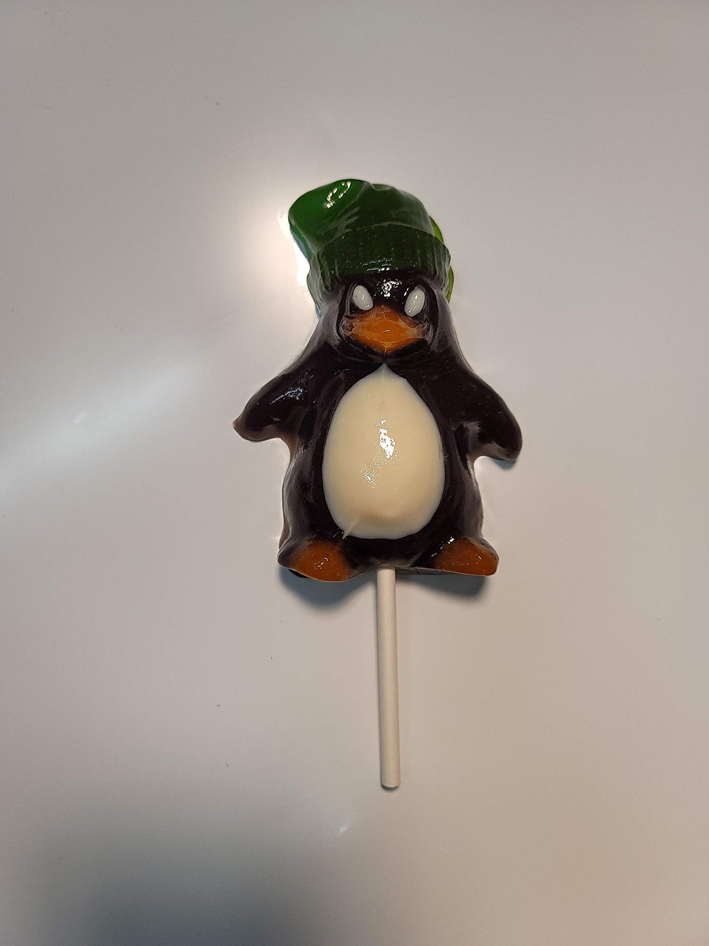 The Gummy Bear Guy (TM) | Gigantic Gummy Peachy Penguin (TM) (w/Cherry Toboggan)