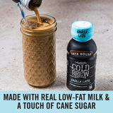Java House Cold Brew Coffee, 6 Pack of 8oz Bottles, Ready to Drink Instant Cold & Iced Coffee (Vanilla Latte)