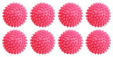 Dryer Balls 8 Pack Pink- Reusable Dryer Balls Replace Laundry Drying Fabric Softener and Saves You Money