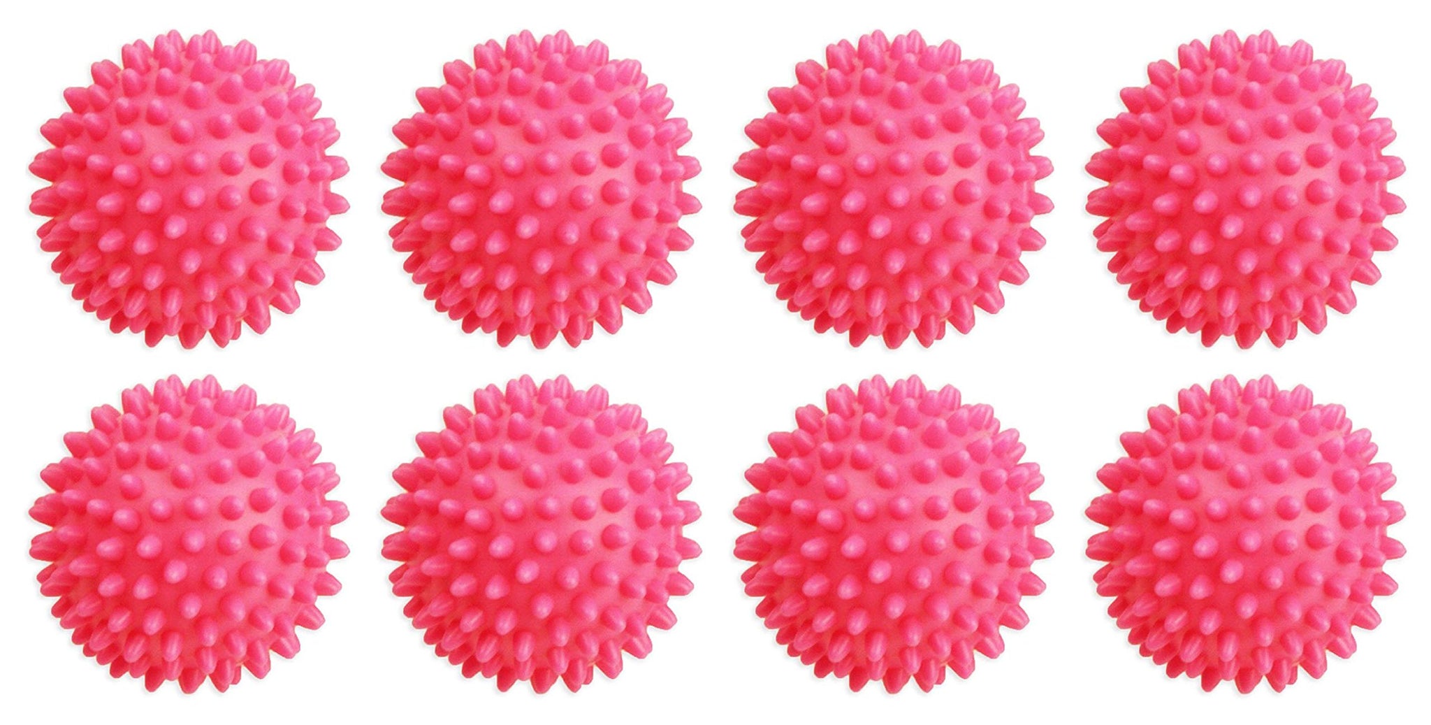 Dryer Balls 8 Pack Pink- Reusable Dryer Balls Replace Laundry Drying Fabric Softener and Saves You Money