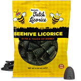 Gustaf's Beehive Dutch Licorice Drops - 5.2oz Bag - Sweet Honey Black Licorice Candy - Dutch Candy from Netherlands - Sweet Black Liquorice Treats