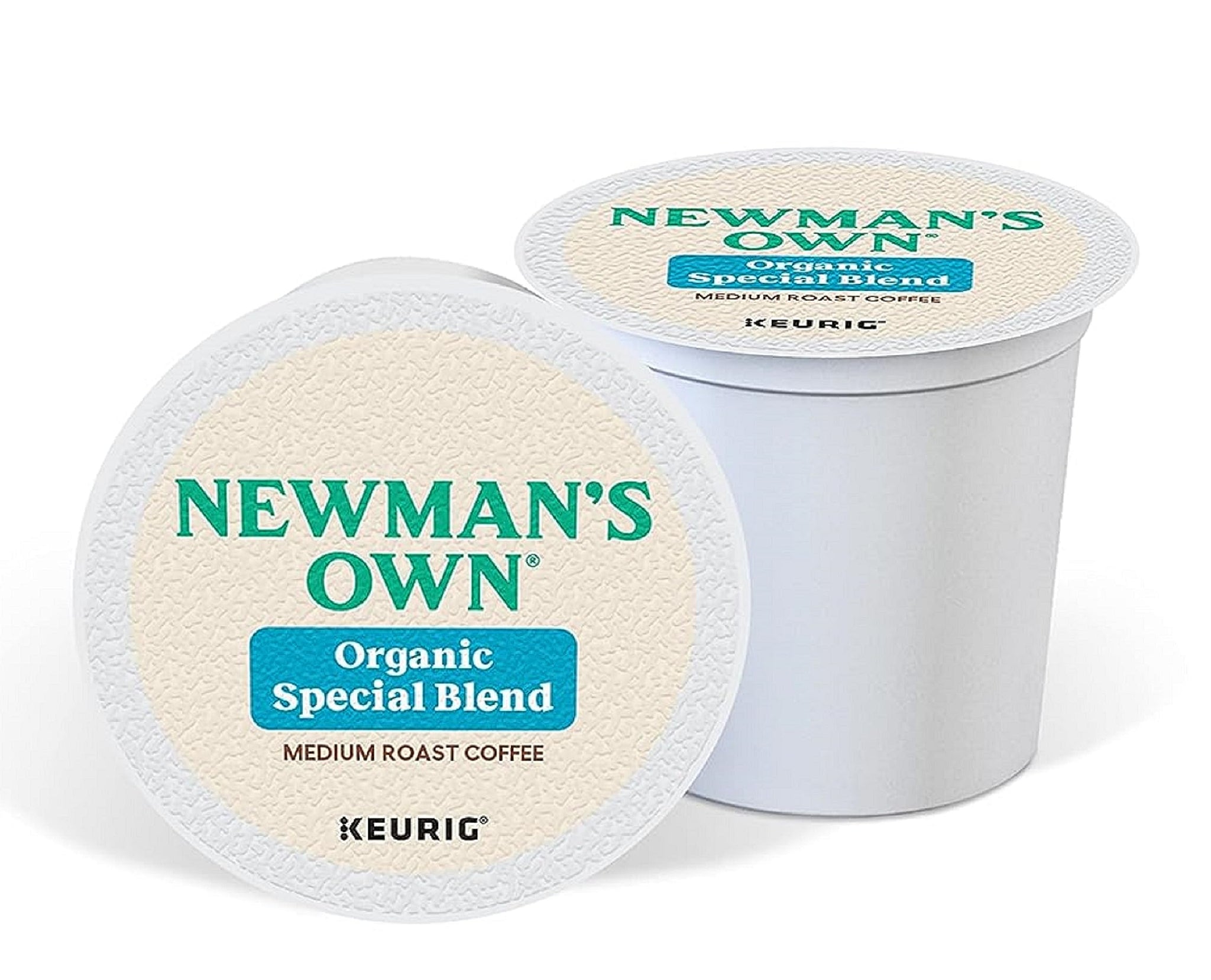 Newman's Own Organics, Special Blend, Single-Serve Keurig K-Cup Pods, Medium Roast, 120 Count (5 Boxes of 24 Pods)