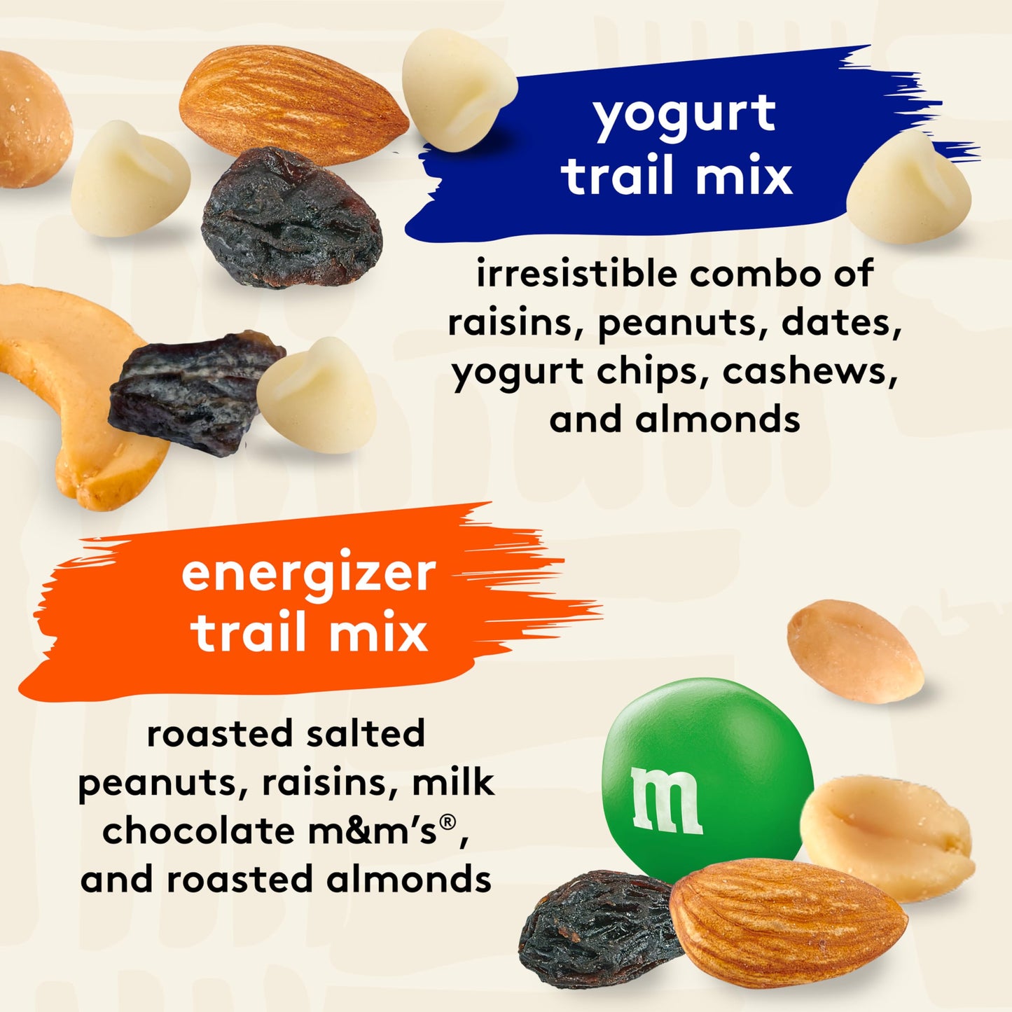 Snak Club Trail Mix Variety Pack, Grab-n-Run Protein Snacks, Includes Energizer Trail Mix, Yogurt, and Fancy, Nut and Fruit Assortment, 18 Individual