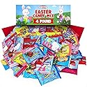 Bulk Easter Candy Individually Wrapped - 4 Pound Assorted Mixed Candy Variety Pack, Festive Easter Candies for Egg Hunts & Treats - Approx 200 Pieces