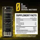 ØCAF Energy Paraxanthine Energy Drink - Caffeine Alternative, Sugar Free, Yuzu Passionfruit, Clean Focus & Alertness, No Jitters, No Crash