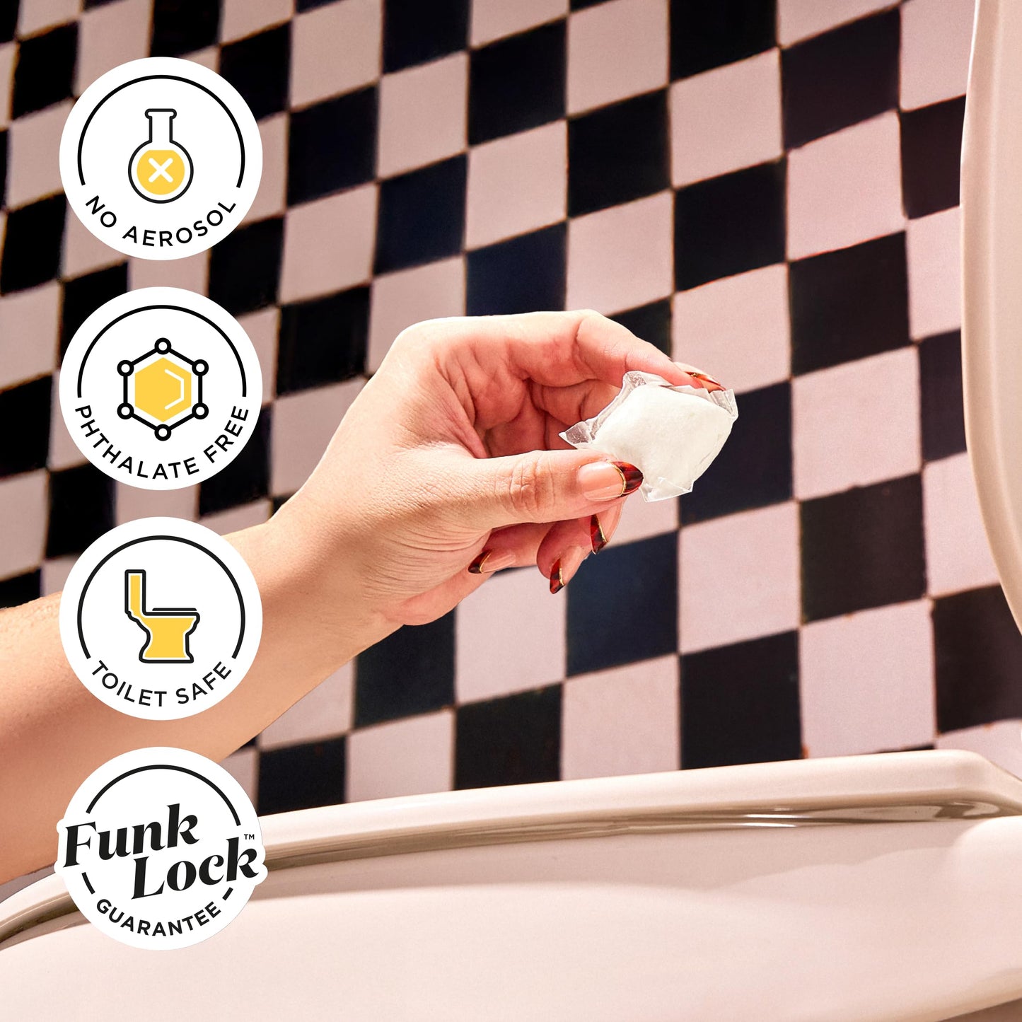 Poo-Pourri Before-You-Go 2-in-1 Toilet Potty Pods, Original Citrus, 5 Ct, Bathroom Odor Deodorizer and Toilet Cleaner with Essential Oils, Lemon