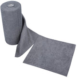 MAYOUTH Microfiber Cleaning Cloths Roll 50-Pack Reusable Paper Towels for Car Wash Supplies Ultra Absorbent Kitchen Dish Rags House Window Cleaning