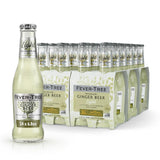 Fever-Tree Light Ginger Beer - Premium Low Calorie Mixer for Cocktails and Mocktails, 6.8 fl oz Bottles, Pack of 24 - Naturally Sourced, Non-GMO