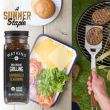 Watkins Organic Grilling Hamburger Seasoning, Non-GMO, Kosher, 3.6 Oz, 1-Pack