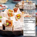 HazerBaba Finest Premium Turkish Delight Pistachio Candy, 7oz (Pack of 1)