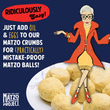 The Matzo Project Matzo Ball Soup Mix Kit, Natural Vegetarian Matzo Ball Mix, No MSG, Nut Free, 4.5oz Boxes, Kosher but NOT Kosher for Passover