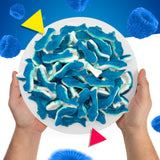 Blue Gummy Sharks Candy | 1 Pound Bag | Shark Gummies | Blue Candy for Buffets, Decorative Jars, Goodie Bags, and Themed Events | Blue Raspberry