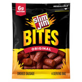 Slim Jim Bites, Original Bite-Sized Smoked Sausage Snacks, 3.75 oz.