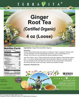 Ginger Root (Certified Organic) Tea (Loose) (4 oz, ZIN: 517705) - 3 Pack