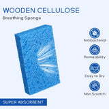 ARCLIBER Cellulose Sponges,Heavy Duty Scrub Kitchen Sponge No Scratching,Pop Up Eco DIY (6 Pack)