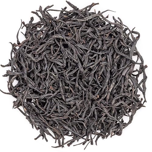 Oriarm Lapsang Souchong Lightly Smoked Black Tea Loose Leaf - Wuyi Mountains Black Tea Zheng Shan Xiao Zhong from Fujian China - 225g Ziplock