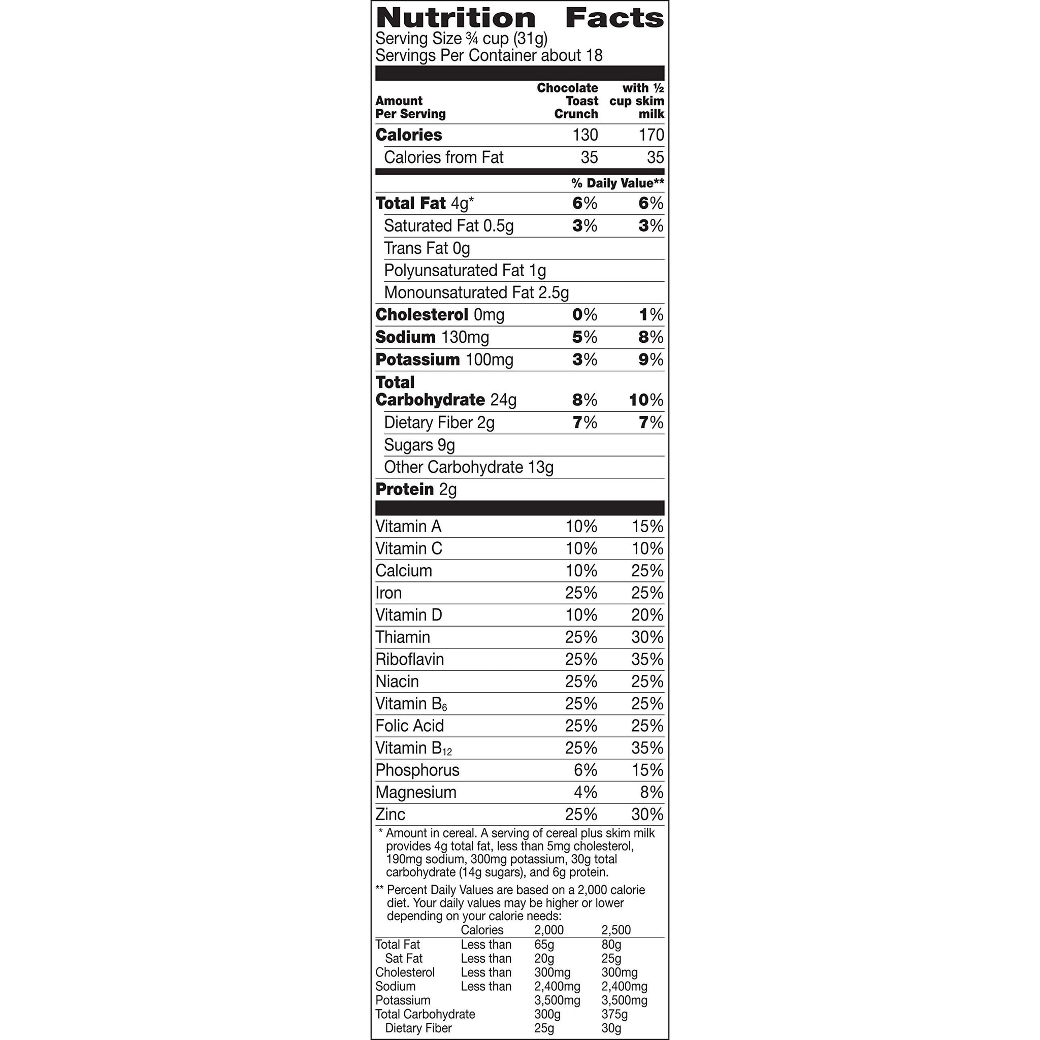 Chocolate Cinnamon Toast Crunch, Cereal, with Whole Grain, 20.4 oz