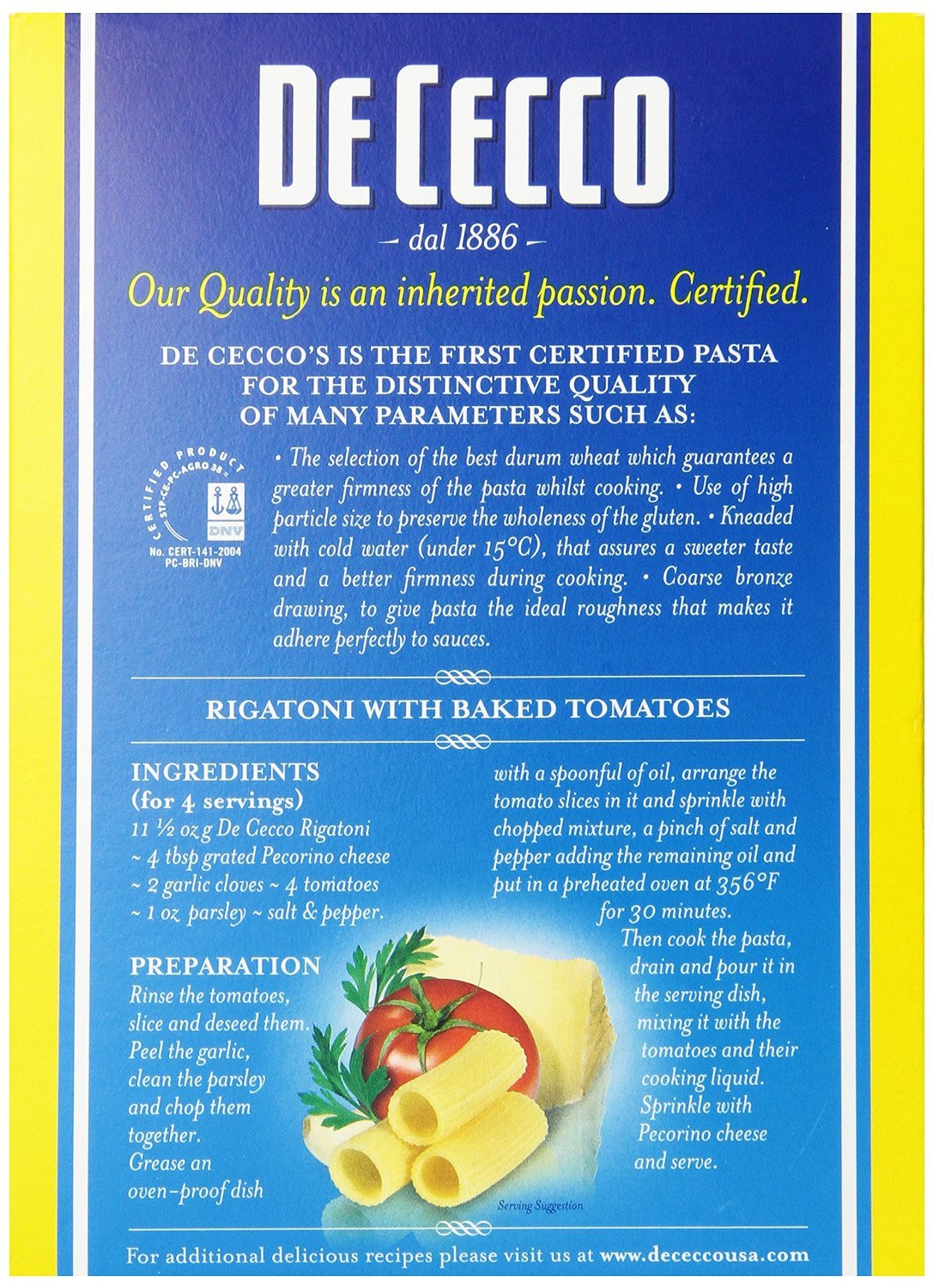 Rigatoni #24 16 Ounces (Case of 20)