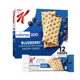 Special K Bar Pastry Crisps, 100 Calorie Snacks, Breakfast Bars, Blueberry, 5.28oz Box (12 Crisps)