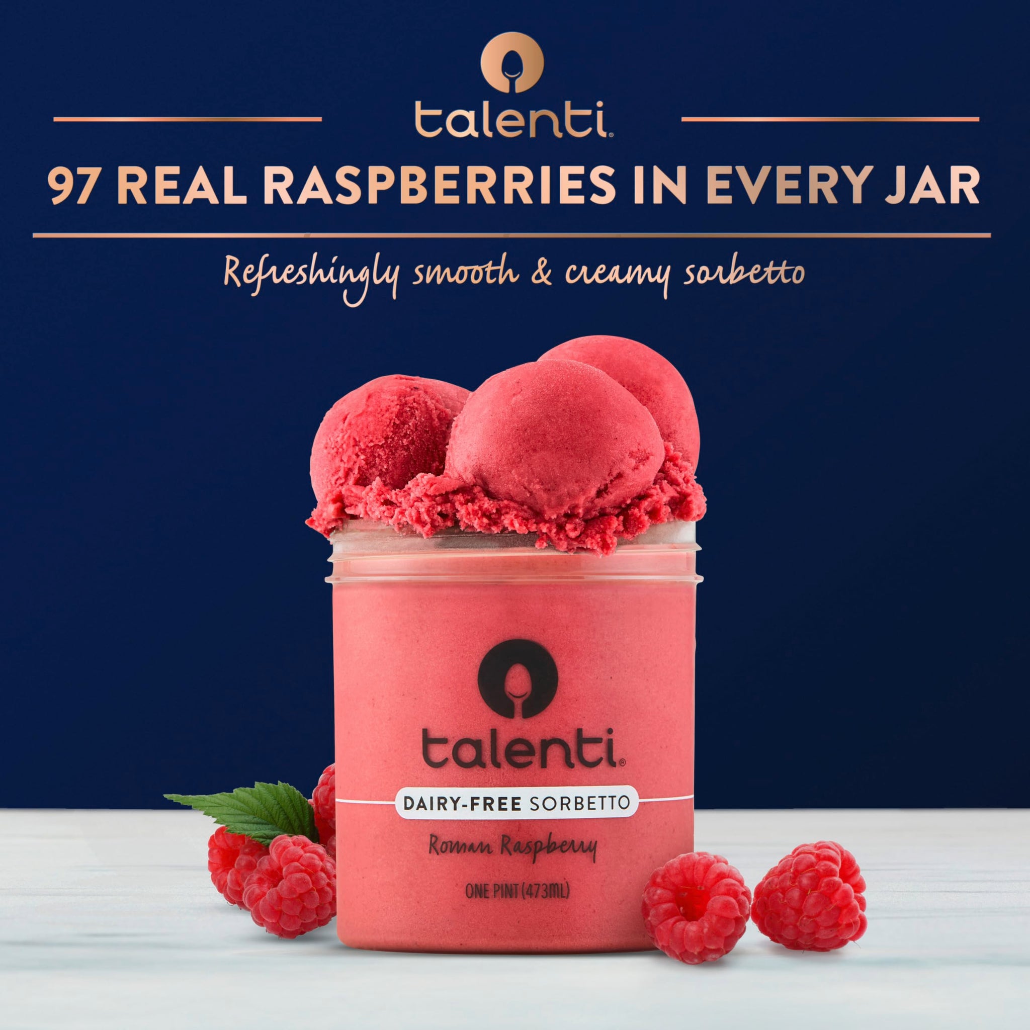 Talenti, Sorbet Roman Raspberry, 16 Fl Oz
