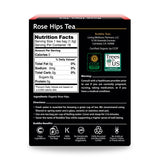 Buddha Teas Organic Rose Hips Tea - OU Kosher, USDA Organic, CCOF, 18 Bleach-Free Tea Bags