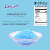 Bakerpan Sugar Sprinkles for Baking - 7 Ounce Sky Blue Decorating Sugar Crystals for Cookies, Cake Pops, Ice Cream (Made in USA)