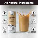 Slate Milk - High Protein Iced Coffee - Sweet Cream Latte - 175mg Caffeine, Lactose Free Energy - 20g Protein, 1g Sugar, 100 Calories, 1g Net Carbs