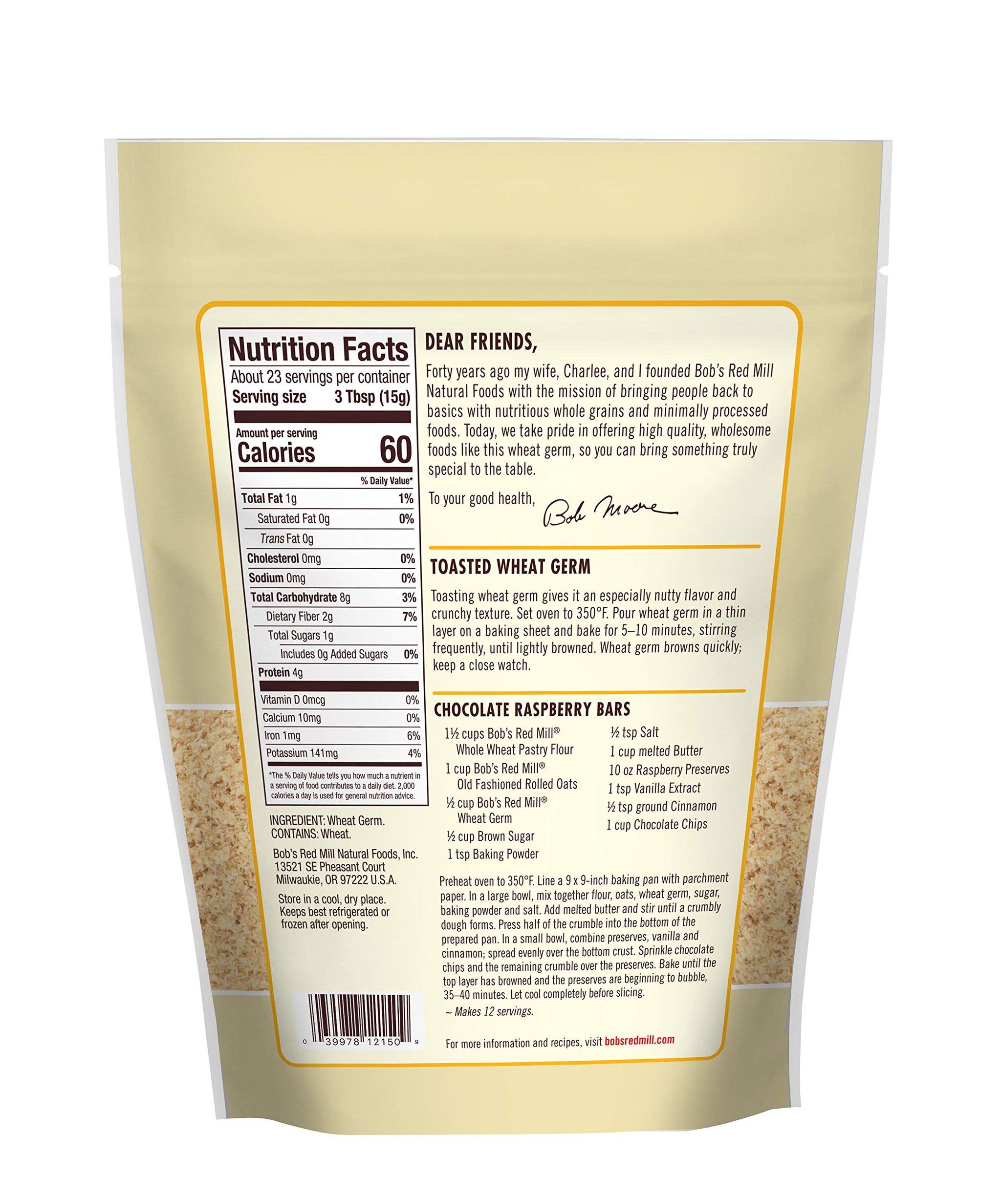 Bob's Red Mill Wheat Germ, 12 Ounce