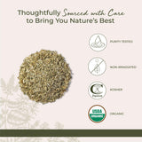Starwest Botanicals Oatstraw Loose Leaf Organic - Dried Herb for Tea & Cooking, Cut & Sifted, Certified Kosher, Non-GMO - Bulk 1 lb Bag