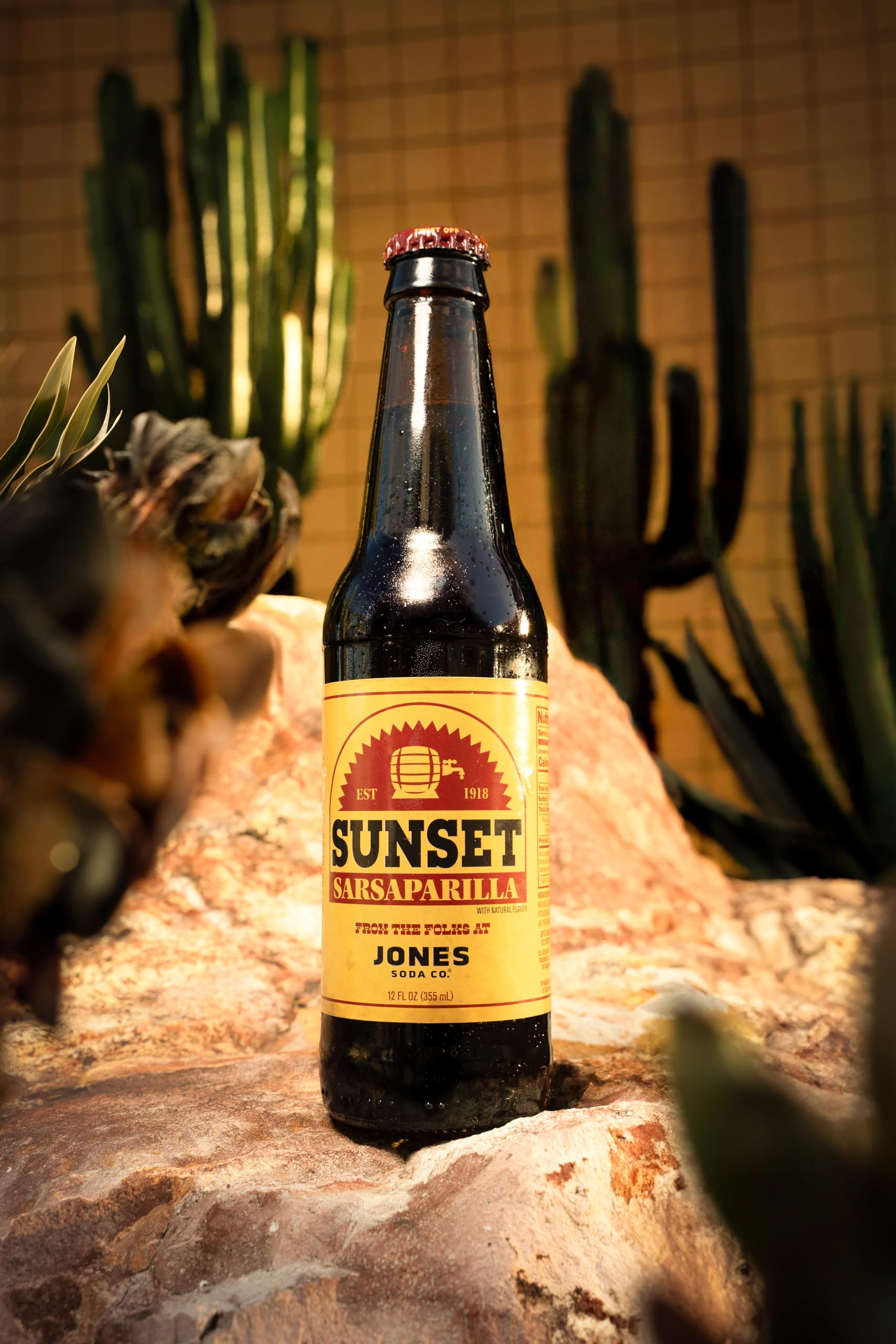 Fallout Sunset Sarsaparilla 12oz Jones Soda | 4 Pack